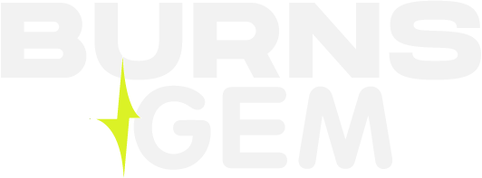 Burns-GEM_Clean Slate_Stacked_Glow Green Bolt_med