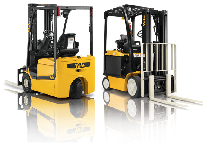 3 wheel and 4 wheel electric forklift